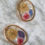 Bedels bloemen droogbloemen hangers glasbedels glas viooltje, Sieraden, Tassen en Uiterlijk, Verzenden, Nieuw