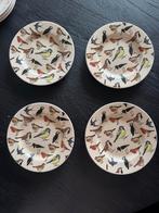 Emma Bridgewater 4 Borden British Birds, Huis en Inrichting, Keuken | Servies, Ophalen of Verzenden, Zo goed als nieuw, Bord(en)