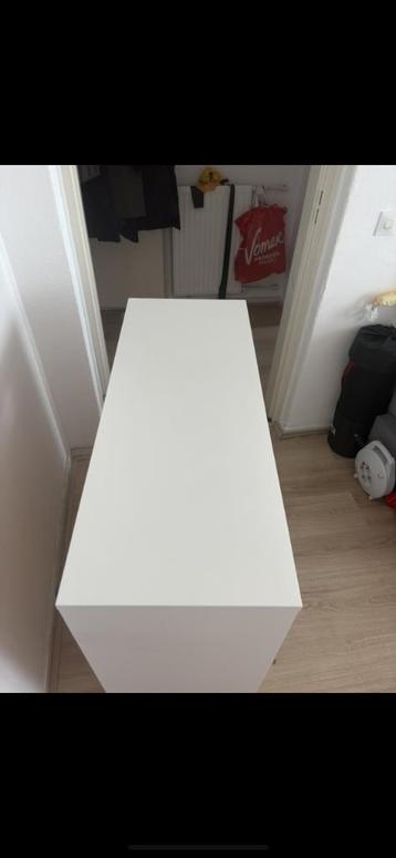 VIHALS Stellingkast 4 planken, wit, 95x37x90 cm