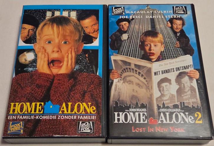 Home Alone 1 & 2 Set VHS Kinderen/Jeugd, Cd's en Dvd's, VHS | Kinderen en Jeugd, Gebruikt, Alle leeftijden, Ophalen of Verzenden