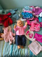 Zapf Baby .pop met veel kleertjes en accessoires, Kinderen en Baby's, Speelgoed | Poppen, Ophalen of Verzenden, Gebruikt, Babypop