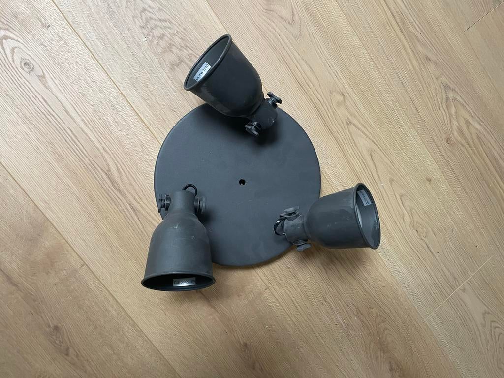 Plafondlamp - Metaal, Gebruikt, Metaal of Aluminium, Ophalen of Verzenden, Led