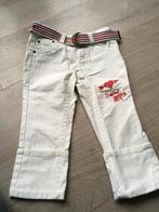 DOBBER 3/4 broek prachtig + riem NIEUW maat 128 D15, Kinderen en Baby's, Nieuw, Meisje, Ophalen of Verzenden, Broek