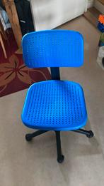 Blauwe ikea bureaustoel, Blauw, Zo goed als nieuw, Ophalen