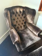 Prachtige fauteuil, teddy stof, Ophalen, Zo goed als nieuw, Stof, 50 tot 75 cm