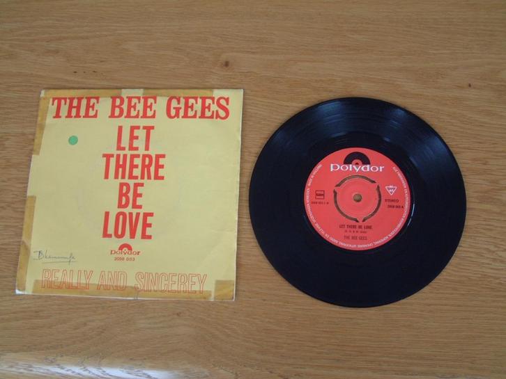 single The Bee Gees -Let there be Love -Really and Sincerely, Cd's en Dvd's, Vinyl Singles, Single, Pop, Ophalen of Verzenden