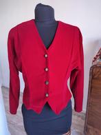 Vintage fluweel jasje, Ophalen of Verzenden, Zo goed als nieuw, Maat 38/40 (M), Rood
