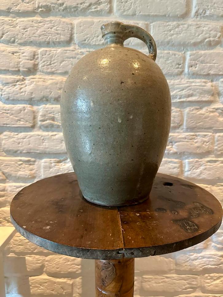 Oude Franse Gres Kruik - Grijs, Antiek en Kunst, Antiek | Keramiek en Aardewerk, Ophalen