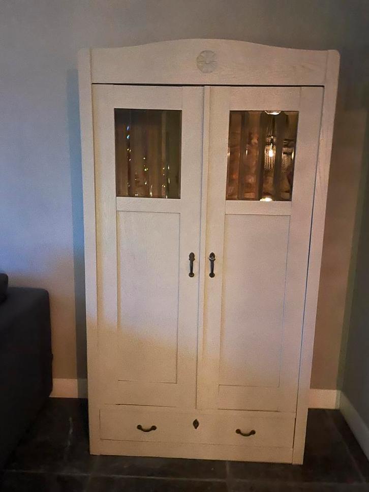 Antieke kast met lades en deuren, Antiek en Kunst, Antiek | Meubels | Kasten, Ophalen