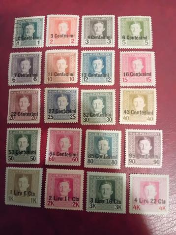 Oostenrijkse Postzegels - K.u.K. Feldpost beschikbaar voor biedingen