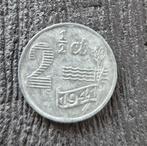 2.5 cent zink 1941 oorlogsgeld, Postzegels en Munten, Munten | Nederland, Ophalen of Verzenden, Koningin Wilhelmina, Losse munt