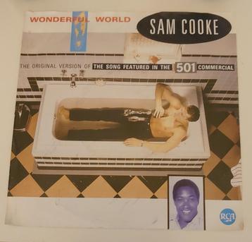 Sam Cooke - Wonderful world Mooie vinylsingle beschikbaar voor biedingen