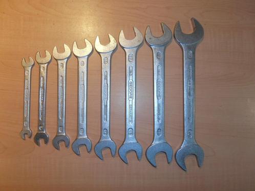 Zgan GEDORE 8 dlg. steek-steeksleutel set type No.6 (6-22mm., Doe-het-zelf en Verbouw, Gereedschap | Handgereedschap, Gebruikt