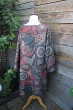 Jurk zwart/ groen/ rood Floryday mt XL winter, Zo goed als nieuw, Maat 46/48 (XL) of groter, Ophalen, Rood