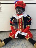 Authentieke V&D etalage zwarte Piet pop - 80cm, rood/blauw, Diversen, Verzenden, Zo goed als nieuw