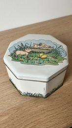 Vintage Engels blik met Varkens : ontwerp Danielle Alt, Verzamelen, Ophalen of Verzenden, Gebruikt, Overige