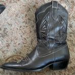 Cowboy laarzen leer maat 39, Kleding | Dames, Schoenen, Ophalen of Verzenden, Hoge laarzen, Zo goed als nieuw, Zwart