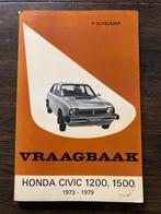 Vraagbaak Honda Civic 1200, 1500, Ophalen of Verzenden