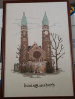 geborduurd schilderij "Koninginnekerk in Rotterdam", Hobby en Vrije tijd, Borduren en Borduurmachines, Ophalen of Verzenden, Zo goed als nieuw