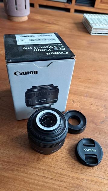 Canon EFS 35mm f/2.8 Macro IS STM - Nieuwstaat! beschikbaar voor biedingen