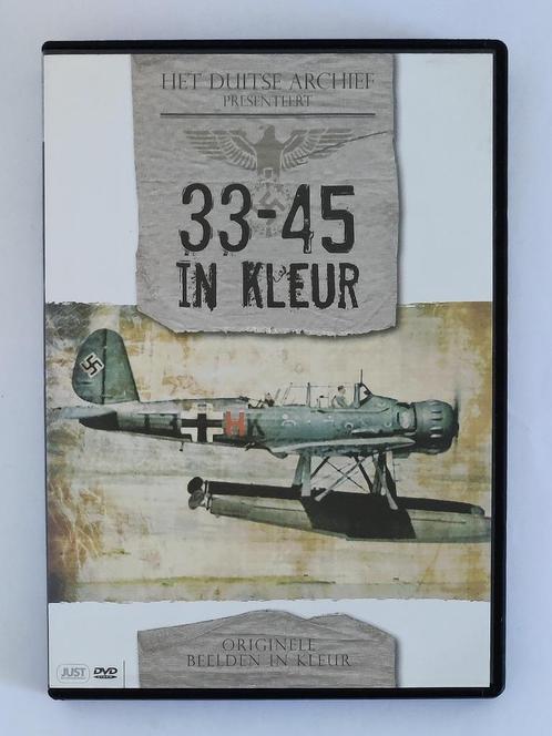 Het Duitse Archief presenteert 33-45 in kleur DVD, Cd's en Dvd's, Dvd's | Documentaire en Educatief, Zo goed als nieuw, Oorlog of Misdaad