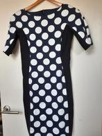 Polkadot jurk Vanilia wit donkerblauw maat 34, Kleding | Dames, Blauw, Ophalen of Verzenden, Zo goed als nieuw, Maat 34 (XS) of kleiner