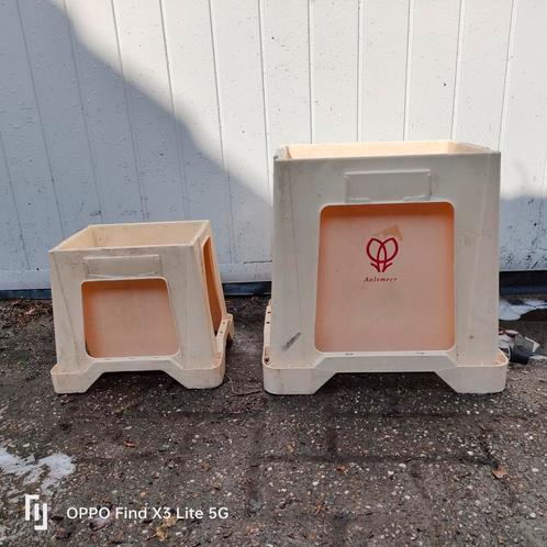 Fusten 577 en 566 bloemenveiling, Tuin en Terras, Bloembakken en Plantenbakken, Zo goed als nieuw, Tuin, Minder dan 30 cm, Minder dan 60 cm
