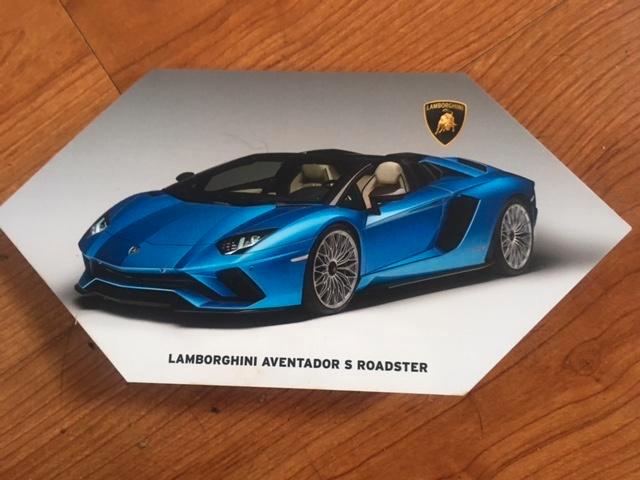 Lamborghini Aventador S Roadster brochure/autofolder '17, Boeken, Auto's | Folders en Tijdschriften, Overige merken, Ophalen of Verzenden