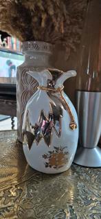Witte vaas met gouden details van limoges, Antiek en Kunst, Ophalen of Verzenden