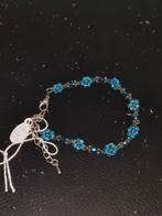 Handgemaakte Bloemenarmband, Ophalen of Verzenden, Nieuw, Blauw, Overige materialen