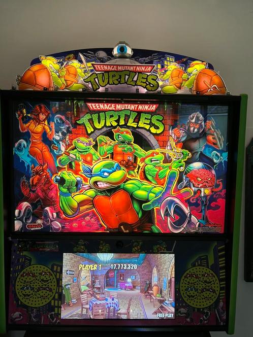 Super mooie Turtles pro flipperkast vol mod’s te koop/ruil, Verzamelen, Automaten | Flipperkasten, Zo goed als nieuw, Flipperkast