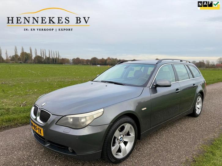 BMW 5-serie Touring 525i nette auto, Auto's, BMW, Bedrijf, Te koop, 5-Serie, ABS, Airbags, Airconditioning, Boordcomputer, Centrale vergrendeling