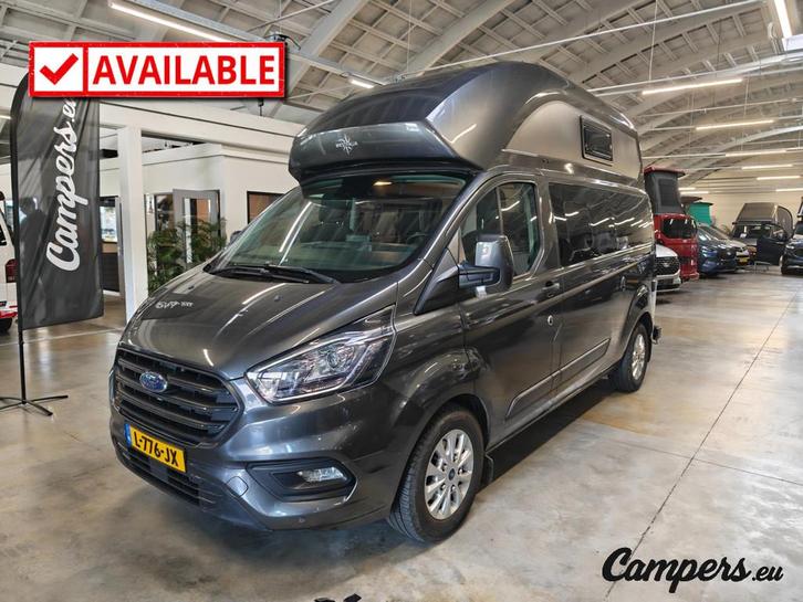Ford Nugget Plus 185PK AUT Hoogdak, Caravans en Kamperen, Campers, Bedrijf, tot en met 4, Buscamper of Camperbus, Ford, Diesel