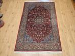 Vintage handgeknoopt perzisch tapijt sarough 213x131, 200 cm of meer, 100 tot 150 cm, Gebruikt, Rechthoekig