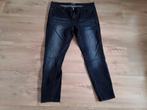 Junarose Donkerblauwe Spijkerbroek JR Five Maat 48, Junarose, Zo goed als nieuw, Broek of Spijkerbroek, Verzenden