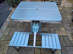 Picknicktafel voor kinderen, Tuin en Terras, Picknicktafels, Ophalen, Gebruikt, Aluminium, Rechthoekig