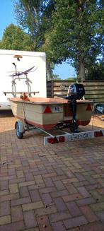 Leuk bootje te koop en trailer en 3.5 pk, Watersport en Boten, Ophalen of Verzenden, Gebruikt, Overige typen, Minder dan 15 m²