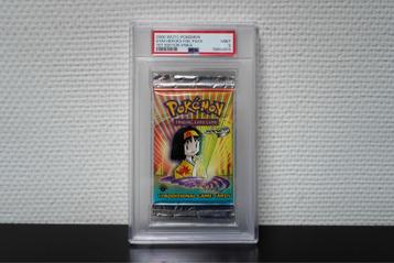 Pokémon Gym Heroes 1st Edition Booster Pack - PSA 9 MINT beschikbaar voor biedingen