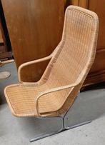 Vintage Rotan Fauteuil -sliedrecht jaren 60 in topstaat., Ophalen of Verzenden