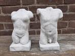 2 torso's man en vrouw betonnen beelden tuinbeelden beton, Ophalen of Verzenden, Nieuw