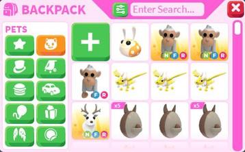 Adopt me pets beschikbaar voor biedingen