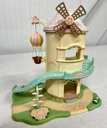 Vintage Calico Critters-Sylvanian Families Speelhuis molen beschikbaar voor biedingen