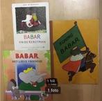3 uitgaves Babar door Jean Brunhoff, Ophalen of Verzenden, Gelezen, Fictie algemeen
