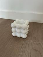 Bubbel waxine licht houder, Overige materialen, Wit, Ophalen of Verzenden, Zo goed als nieuw