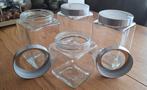 Voorraad potten glas, Ophalen of Verzenden, Nieuw, Glas, Pot, Bus of Blik