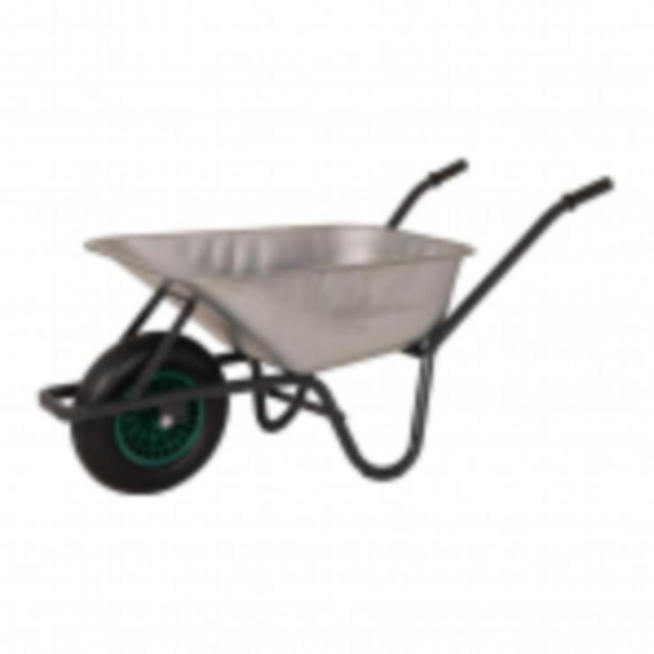 KRUIWAGENS met gegalvaniseerde bak NIEUW 85ltr., Tuin en Terras, Kruiwagens, Nieuw, Ophalen