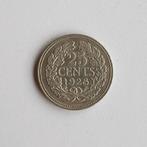 Nederland 25 cent 1928, Zilver, Koningin Wilhelmina, Losse munt, 25 cent
