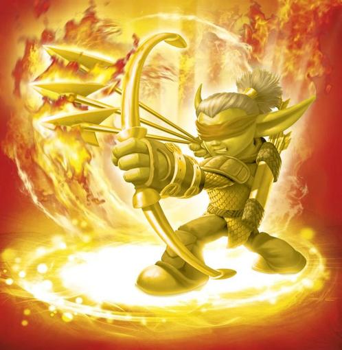 Skylanders Giants Golden Flameslinger, Spelcomputers en Games, Games | Overige, Zo goed als nieuw, Avontuur en Actie, 2 spelers