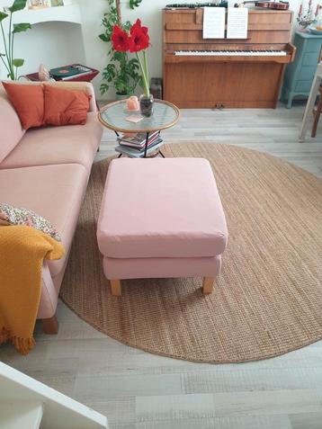Roze IKEA Karlstad poef/voetenbank