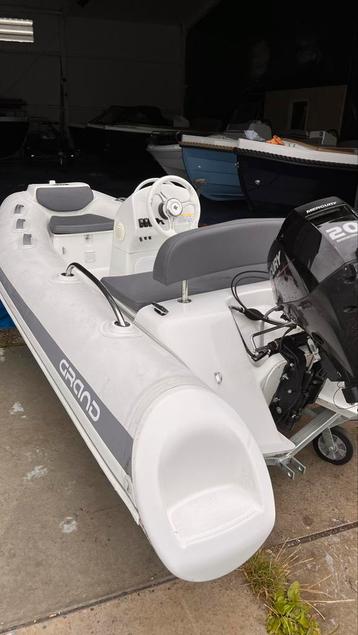 Grand G340 RIB met Mercury 20pk – varen zonder vaarbewijs! beschikbaar voor biedingen